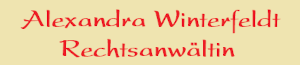 Rechtsanwältin Alexandra Winterfeldt